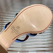 Bagsaaa Loro Piana Summer Charms sandals in blue - 4