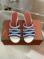 Bagsaaa Loro Piana Summer Charms sandals in blue - 2