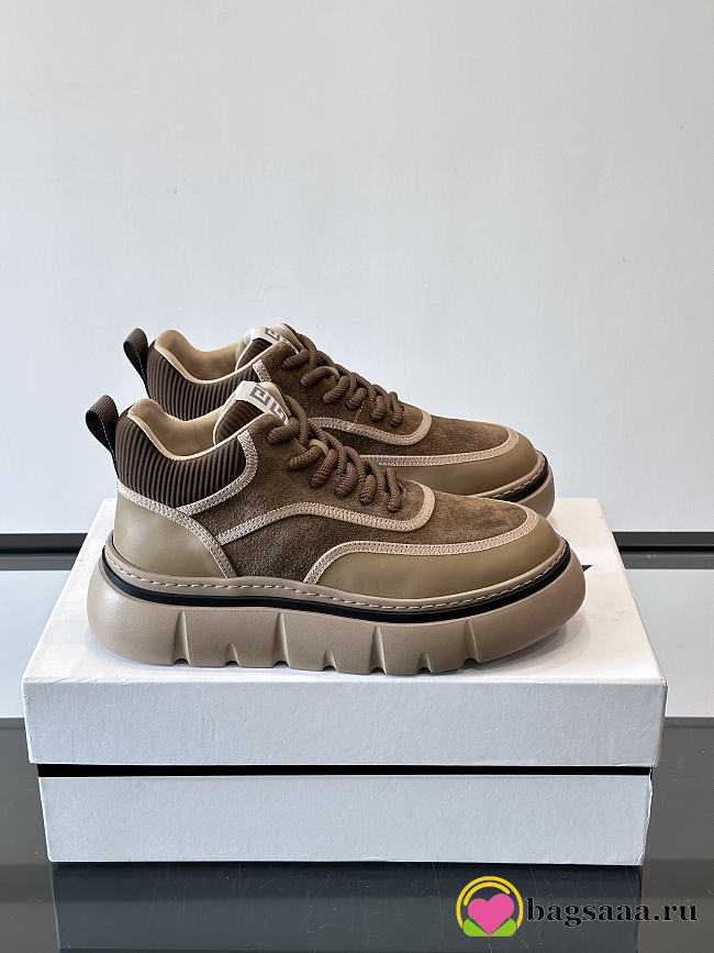 Bagsaaa Givenchy City Sport sneakers in suede dark beige - 1