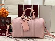 Bagsaaa Gucci Ophidia medium boston bag 857595 pink - 30cm - 1