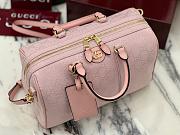 Bagsaaa Gucci Ophidia medium boston bag 857595 pink - 30cm - 4