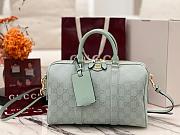 Bagsaaa Gucci Ophidia medium boston bag 857595 green - 30cm - 1
