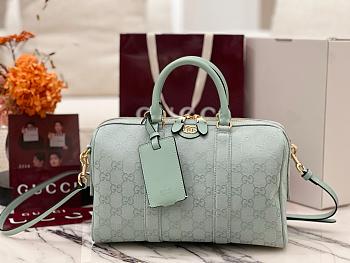 Bagsaaa Gucci Ophidia medium boston bag 857595 green - 30cm