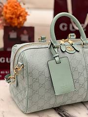 Bagsaaa Gucci Ophidia medium boston bag 857595 green - 30cm - 4