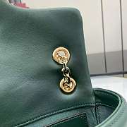 Bagsaaa Gucci GG Marmont small shoulder bag 837280 dark green - 22cm - 3