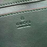 Bagsaaa Gucci GG Marmont small shoulder bag 837280 dark green - 22cm - 2