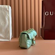 Bagsaaa Gucci GG Marmont small shoulder bag 837280 pale green - 22cm - 4
