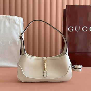 Bagsaaa Gucci Jackie Slim small shoulder bag 863137 white - 28cm