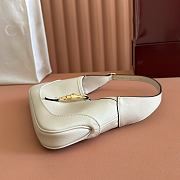 Bagsaaa Gucci Jackie Slim small shoulder bag 863137 white - 28cm - 4