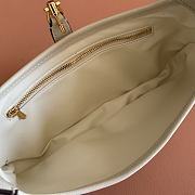 Bagsaaa Gucci Jackie Slim small shoulder bag 863137 white - 28cm - 3