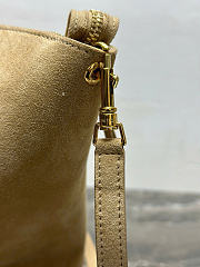 Bagsaaa Celine Medium New Luggage bag in beige suede calfskin - 36cm - 3