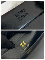 Bagsaaa Miu Miu Solitaire leather bag 5BA302 black - 28cm - 4