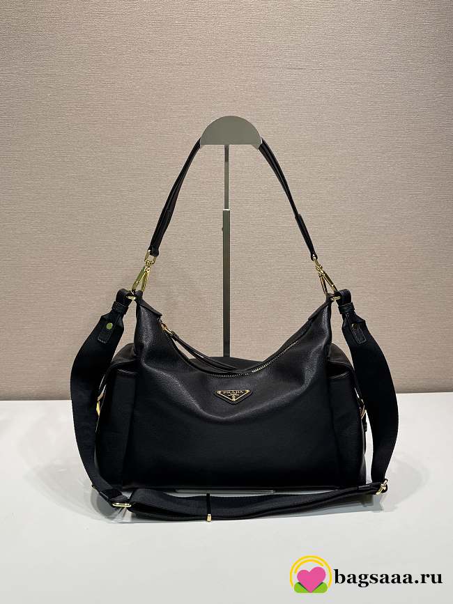 Bagsaaa Prada Explore large nappa leather bag 1BC264 black - 32cm - 1