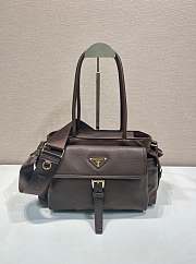 Bagsaaa Prada Explore medium nappa leather tote bag 1BG596 Sienna - 31cm  - 1
