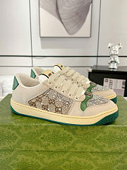 Bagsaaa GG crystal Screener sneaker green - 1