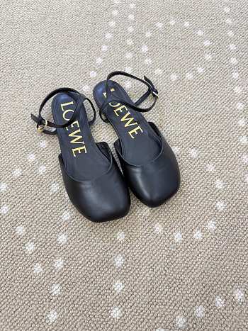 Bagsaaa LOEWE Toy ankle-strap pumps black