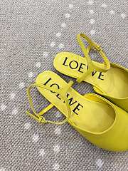 Bagsaaa LOEWE Toy ankle-strap pumps yellow - 4