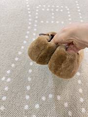 Bagsaaa Prada Shearling ballerinas brown - 4