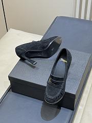 Bagsaaa YSL LE LOAFER pumps in suede black - 3