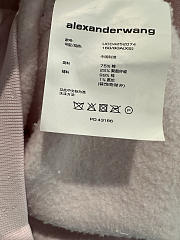 Bagsaaa Alexander Wang logo-detail zip-up hoodie pink - 2