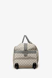 Bagsaaa Gucci Beige GG Plus Monogram Large Carry On Duffle Trolley - 58cm - 4