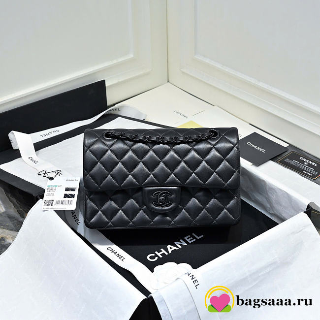 Bagsaaa Chanel Small Flap Bag Full Black - 23cm - 1