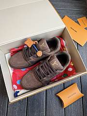 Bagsaaa Men's LV Trainers in brown Damier - 2