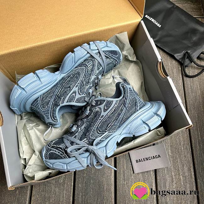 Bagsaaa 3XL Balenciaga Sneaker in blue denim - 1