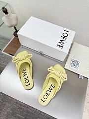 Bagsaaa Loewe Flamenco Knot mule in lambskin Butter Yellow - 3