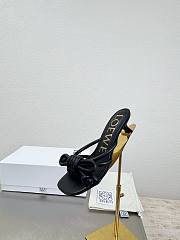 Bagsaaa Loewe Flamenco Knot sandal in lambskin black - 4