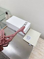 Bagsaaa Loewe Flamenco Knot sandal in lambskin pink - 4