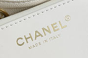 Bagsaaa Chanel Mini 25 Hobo Bag White Caviar & Gold Hardware - 22cm - 3