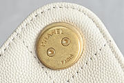 Bagsaaa Chanel Mini 25 Hobo Bag White Caviar & Gold Hardware - 22cm - 2