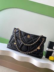 Bagsaaa New Collection 2026 Chanel Shopping Bag Shiny Lambskin & Gold AS5740 - 38cm - 1
