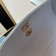 Bagsaaa New Collection 2026 Chanel Small Bowling Bag AS6143 White - 20.5cm - 2