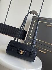Bagsaaa New Collection 2026 Chanel Small Bowling Bag AS6143 Black - 20.5cm - 1