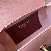 Bagsaaa New Collection 2026 Chanel Small Bowling Bag AS6143 Pink - 20.5cm - 3