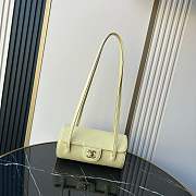 Bagsaaa New Collection 2026 Chanel Small Bowling Bag AS6143 light yellow - 20.5cm - 1
