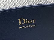 Bagsaaa Dior Oblique Bow Pouch with Chain Blue Dior Oblique Jacquard - 22cm - 4