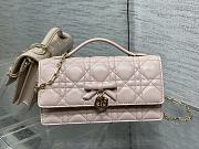 Bagsaaa My Dior Mini Bag Rose Soupir Cannage Lambskin - 21cm - 1