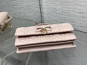 Bagsaaa My Dior Mini Bag Rose Soupir Cannage Lambskin - 21cm - 3