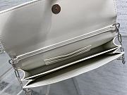 Bagsaaa My Dior Mini Bag Two-Tone Latte and Black Cannage Lambskin - 21cm - 3