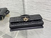 Bagsaaa My Dior Mini Bag Black Cannage Lambskin - 21cm - 3