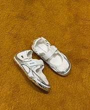 Bagsaaa Bottega Veneta Orbit Flash Mary Jane sneakers silver and white - 1