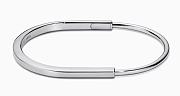 Bagsaaa Tiffany Lock Narrow Bangle in silver - 1