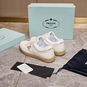 Bagsaaa Downtown nappa leather sneakers ivory - 3