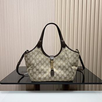 Bagsaaa New Collection 2026 Mercato small tote bag 866646 sand & brown - 26cm