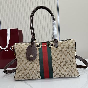 Bagsaaa Gucci Borsetto large boston bag 866734 beige - 38.5cm