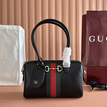 Bagsaaa Gucci Borsetto medium boston bag 866732 black - 28cm