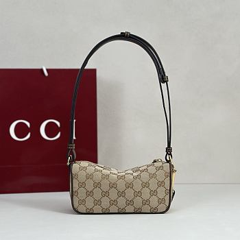 Bagsaaa Gucci Half Horsebit mini bag 860784 beige - 19cm